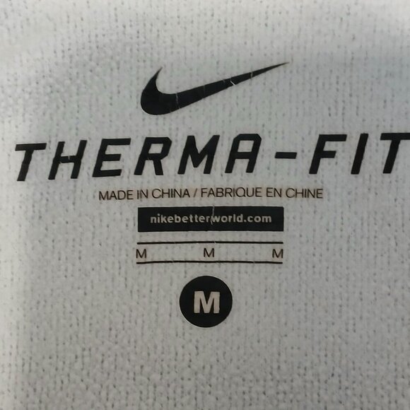 NIKE THERMA-FIT GRAY HOODIE, MENS, SIZE MEDIUM, LIKE NEW - Picture 2 of 8